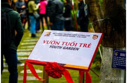 Khánh thành Vườn hoa Tuổi trẻ - Công trình thanh niên - chào mừng kỷ niệm 91 năm ngày thành lập Đoàn TNCS Hồ Chí Minh