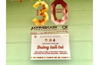 Khánh thành con đường tuổi trẻ - Chào mừng kỷ niệm 92 năm ngày thành lập Đoàn TNCS Hồ Chí Minh
