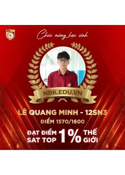 [THPT] Nam sinh lớp 12 xuất sắc đạt điểm SAT top 1% thế giới