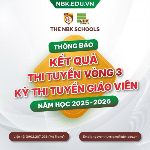 THÔNG BÁO KẾT QUẢ THI TUYỂN VÒNG 3 – KỲ THI TUYỂN GIÁO VIÊN NĂM HỌC 2025 – 2026
