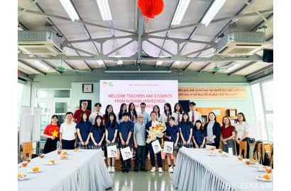 [NBK CẦU GIẤY]  GIAO LƯU VĂN HOÁ – HỌC TẬP CÙNG TRƯỜNG KASHIMA, NHẬT BẢN