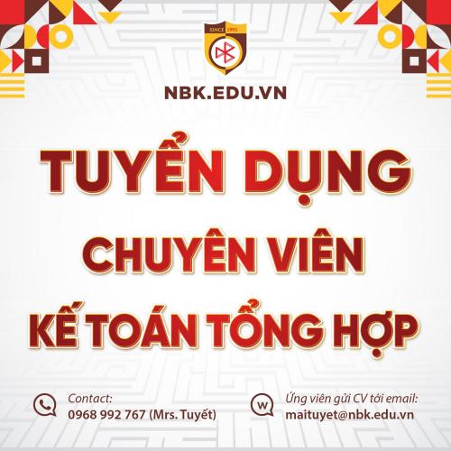 THÔNG BÁO TUYỂN DỤNG VỊ TRÍ: KẾ TOÁN TỔNG HỢP